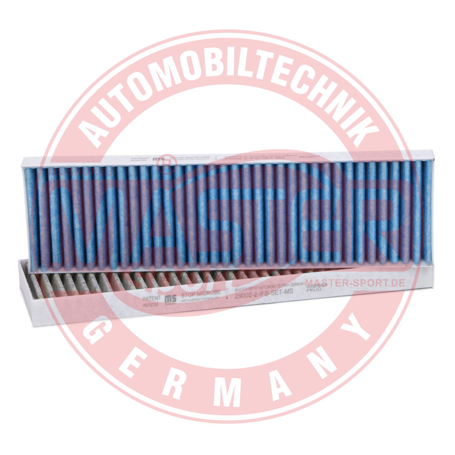 MASTER-SPORT GERMANY 29002-2-IFB-SET-MS STOP MICROBE Antiallergen Technology Filter vnútorného priestoru